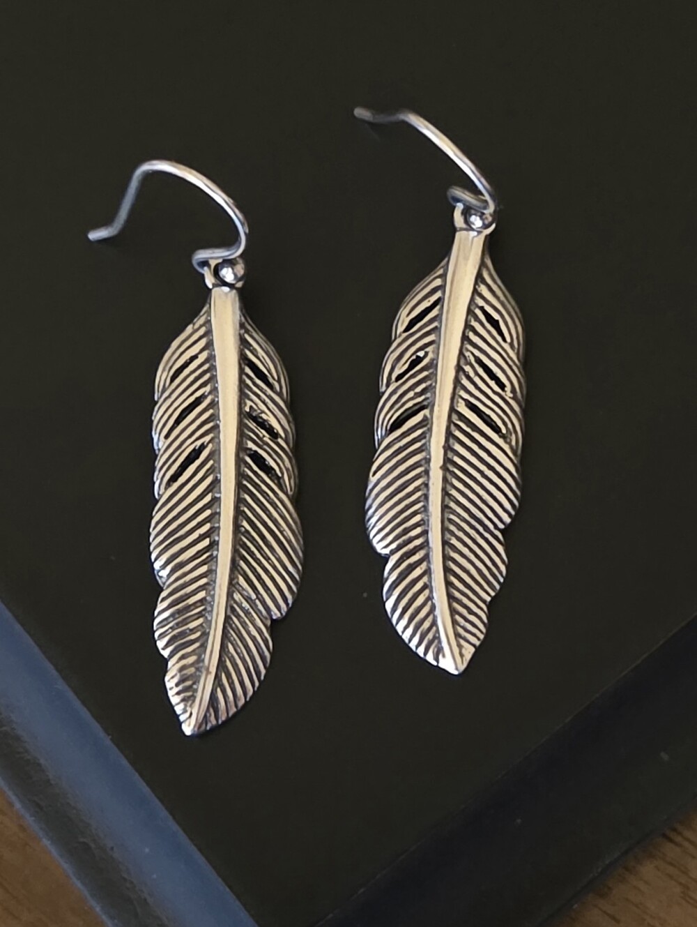 Silpada Sterling Silver Feather Earrings